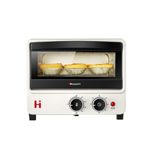 海氏（Hauswirt）电烤箱家用小型12L多功能全自动烘焙蛋糕迷你早餐烤箱B08 米白色