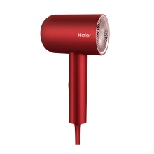海尔电吹风 吹风机 吹风筒三档温度电风筒HC36-1616[ 玫瑰红 ]
