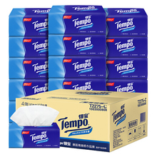 得宝 (Tempo)抽纸 4层超厚90抽 18包纸巾天然无香整箱销售