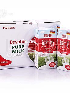 德亚 全脂牛奶礼盒 1L*6