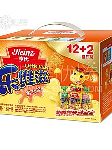 亨氏Heinz 12+2果汁泥礼盒装 120g*14袋