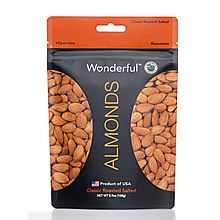 万多福Wonderful 美国加州进口巴旦木（扁桃仁）经典盐焗味 168g