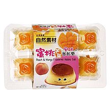 自然素材 蜜桃芒果味杯杯乐果冻 275g