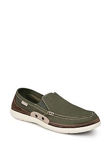 crocs卡骆驰男性绿色系风尚沃尔卢军绿色/水泥灰[军绿色/水泥灰 42]