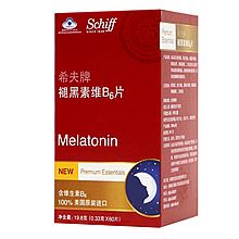 旭福 schiff希夫牌褪黑素维B6片 60粒 [19.8g]