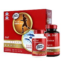 旭福 schiff希夫牌氨糖维D钙片 Move Free 益节60粒 +鱼油软胶囊100粒 [105g+100g]
