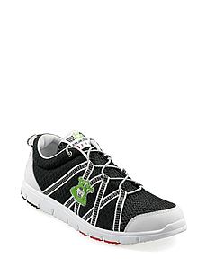 Kroten瑞蛙通用黑四季情侣轻便低帮网布户外运动透气跑步鞋KU00604-09[黑色 35]