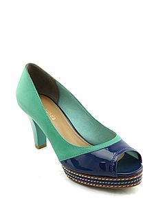 银泰武林店le saunda 莱尔斯丹 女鞋SAUNDA5M62802[绿色羊皮 235]