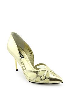 银泰武林店CASSICAL卡斯高女鞋CE582222E[金色 225]