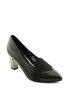 银泰武林店LESELE莱思丽女鞋KE15-LA2581-01[黑色 240]