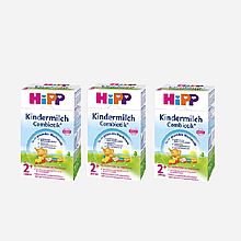 Hipp 益生菌牛奶粉 2+ 婴幼儿童奶粉 600g 德国版直邮 （含关税及国际邮费）（四库） [3罐]