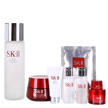 SKII 美肌神仙水套装神仙水230ml 大红瓶面霜80g 清莹露洁面眼霜面膜套装精华露提亮补水sk2skii [7件套（具体规格查看详情）]