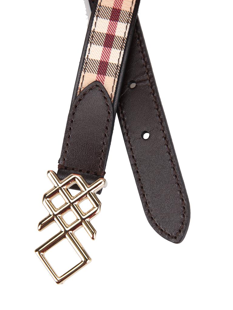 珠宝配饰 服装配饰 皮带/腰带 burberry格纹样式女士腰带 产品信息