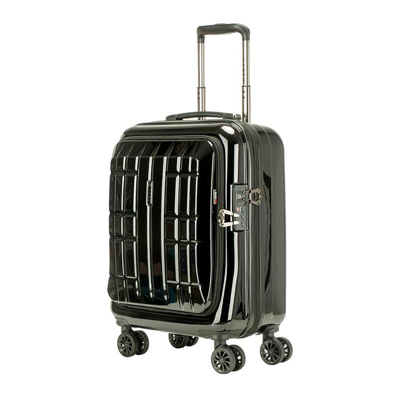 tprc 汤普瑞斯 巧克力前置口袋商务拉杆箱 [黑色]