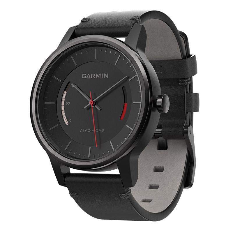 佳明vivomove计步久坐健康时尚运动活动监测指针智能手表 [经典黑]